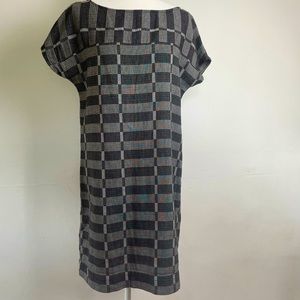 Lou & Grey Alameda Cotton Knit Boat Neck Dress Women’s Size Medium